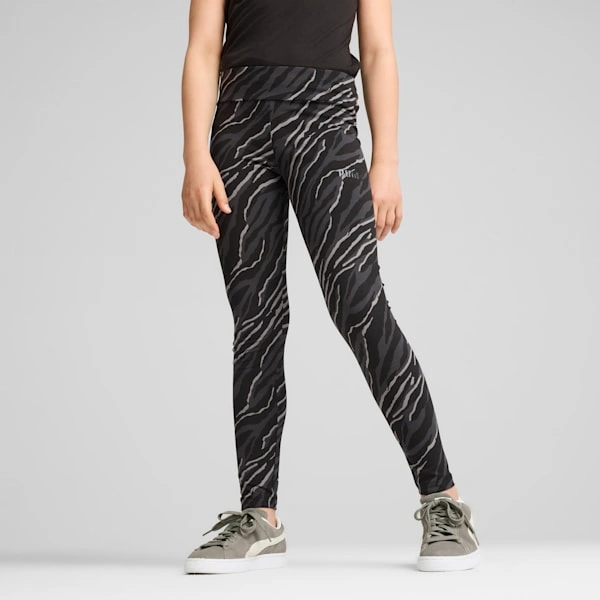 Puma ESS+ Dyreliv Leggings: Sprek stil for store barn! Energisk og komfortabelt, klar for lek og moro.